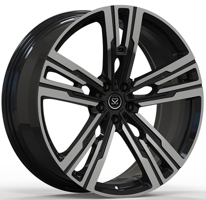 8.5Jx19 ET48 และ 9.5Jx19 ET48 สีดํากระจ่างเคลือบหน้า 1 ชิ้นล้อโกหกสําหรับ BMW M4
