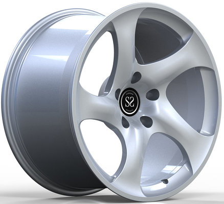 20x9 และ 20x10 เงินสว่าง 1 ชิ้นล้อโกหกสําหรับ Porsche Macan S 2017-2022