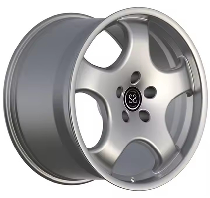 ล้อหน้า 8.5Jx19 ET50 หลัง 11.5Jx19 ET76 สําหรับโปร์ช์ 991 สีเงินกระจ่าง