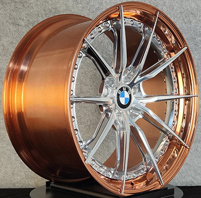 5x112 ล้ออเนกชั่น สีทองแดง สีฝีปากเคลือบสําหรับเบนซ์ BMW Audi