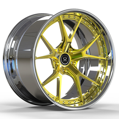 20x9.5 และ 21x11.5 กรอบ 2 ชิ้นสําหรับ Mercedes AMG GTS 2015