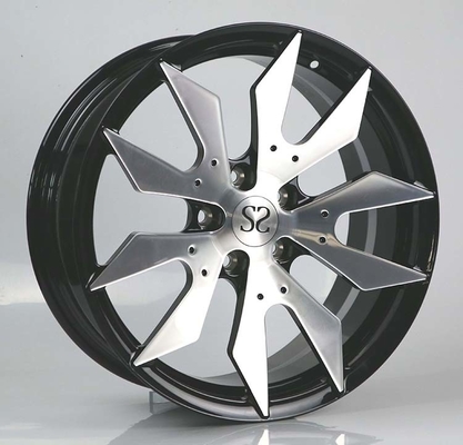 20x9.0ET25/20x10.5ET45/5x112/66.6 ดํา หน้าเครื่องจักร 1pc ล้อโกง สําหรับ BMW G30 M550d 2025