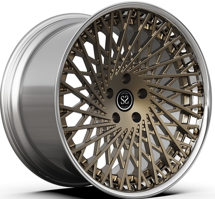 21x9.5ET30/22x12.5ET51/5x114.3/67.1 ทองแดง สวย 2-PC รอบสําหรับ Ferrari F12