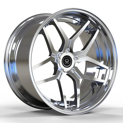 ล้อฟอร์จ 2 ชิ้น BMW M3 G80 Chrome ขนาด 21x10.5 และ 21x11.5
