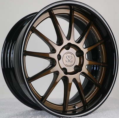 ล้อฟอร์จ 2 ชิ้นแบบสั่งทำพิเศษ 18x9.5ET36/19x11ET67/5x120.65 /70.3 สำหรับ Corvette C6