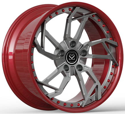 20x9.5 และ 21x12 ล้อกลอง 2 PC ที่แต่งเองสําหรับ Porsche Carrera 992