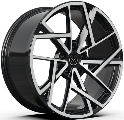 BMW M5 F90 Gloss Black Diamond Cutting Face 21x10 และ 21x11 กรอบโกหก