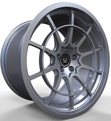 20 21 22 นิ้วขอบล้อ Monoblock แบบกำหนดเองสีเงินสำหรับ Mercedes Benz C43 2019 AMG