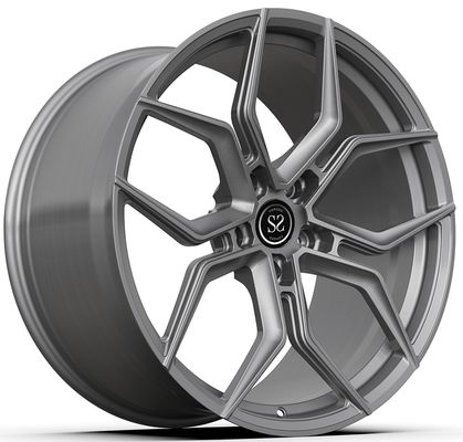 ล้อแม็กซ์ Forged 1 ชิ้นแบบกำหนดเอง สีเทา 21x9.5ET46/21x11ET58 5x130/71.6 สำหรับ PORSCHE CAYENNE