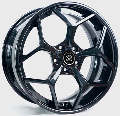 19x9.5 และ 19x11 สีดํากระจ่าง 3-PC ล้อสําหรับ BMW M3 E46