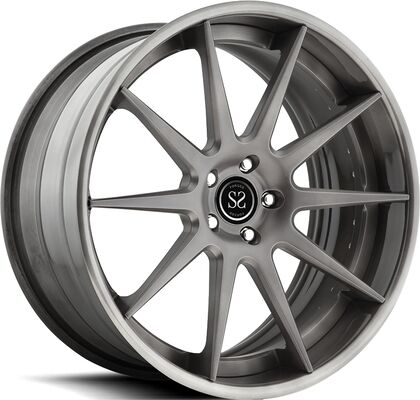 20x10.5 20x12 2PC Forged Rims Gloss Barrel Black Disc สำหรับ Nissan GT-R
