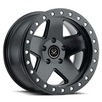 ศุลกากร 21 22 24 นิ้วรถกระบะปลอมแปลงรถออฟโร้ด SUV ล้อ beadlock rims สำหรับ Jeep Wrangler