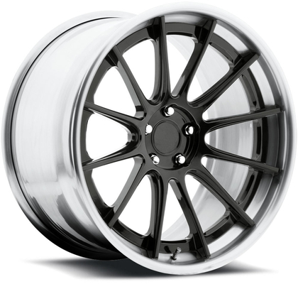 ลิปกลอสสีดำเงามันวาวใสเหยียบและริมฝีปากแบน 18 นิ้ว 19 นิ้วล้อรถยนต์ 5x112