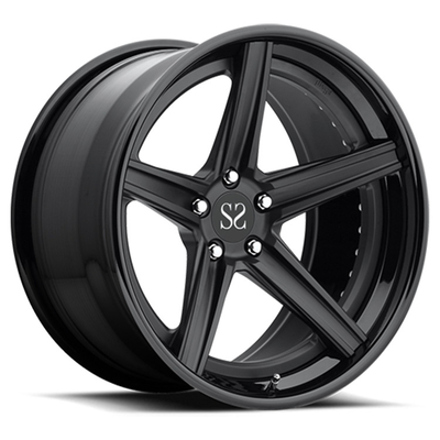 ขอบล้ออัลลอยขนาด 19 นิ้ว สีดำเงา 120.65 มม. PCD สำหรับ Lexus IS 5x114.3 Forged Monoblock