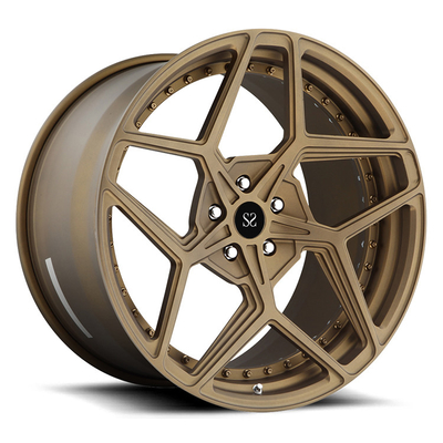 22 ขอบล้อแม็กปลอมแปลง 2 ชิ้นสำหรับ Lamborghini J514 Aventador 5x120 rims