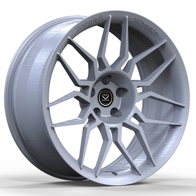 5x150 18 นิ้ว 1 - ชิ้น Gloss Black Forged Aluminium Alloy Wheels Rims สำหรับ Toyota Lexus LX570
