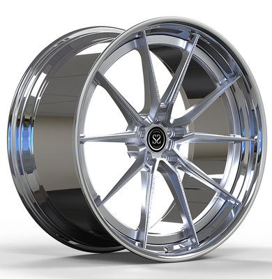 20X10.5 22x12 โปแลนด์สองชิ้นล้อปลอมแปลงอลูมิเนียมสำหรับ Audi RS5