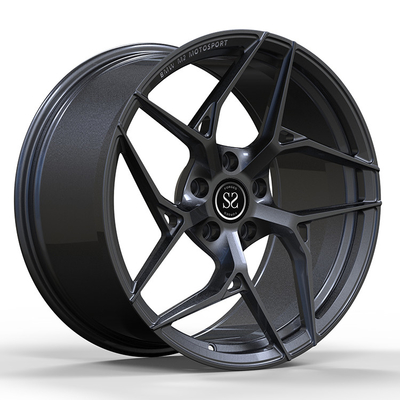 21 นิ้ว Staggered Satin Black 1 ชิ้น Forged Alloy Wheels สำหรับ Bmw M2 5x120