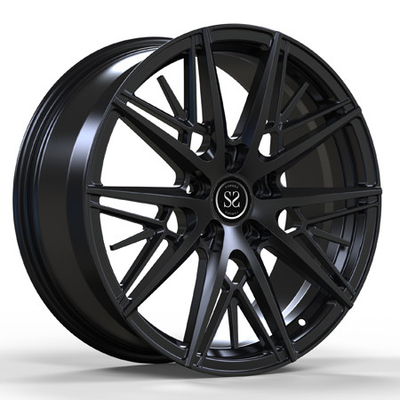 Satin Black 21 นิ้ว 5x120 5x112 ล้ออัลลอยด์จานลึกสำหรับ M5 M6