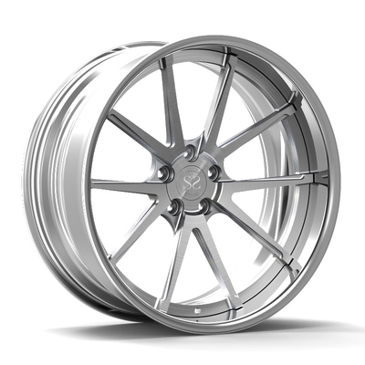เซ 21x9 ด้านหน้า 21x11 ล้อหลังปลอมแปลง 2 ชิ้นสำหรับ Mercedes Benz Cl 500