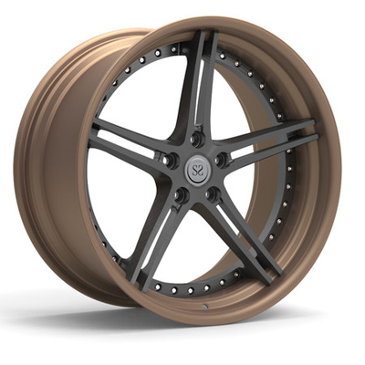 Barrel Bronzed Center Brushed Gun Metal Forged Wheel Polish สำหรับ Mercedes Benz Eslass350cdi ปี 2010