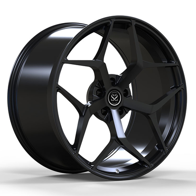กำหนดเอง 20 นิ้วเซสีเงินออดี้ S6 R8 1 ชิ้นล้อปลอมแปลง 5x112