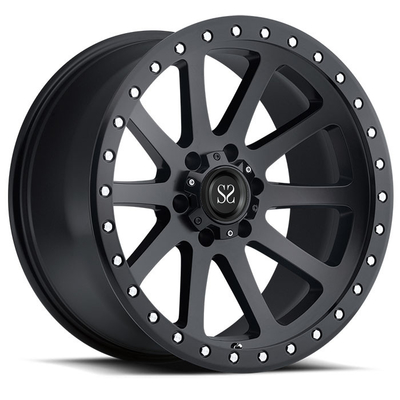 Custom 20 22 24 Inch Heavy Duty 6 X 139.7 5 X 150 5 X 127 Matt Black 4 X 4 Forged Off Road Wheels