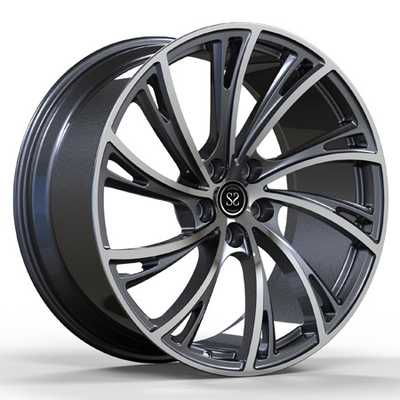 21x10 1 ชิ้นปลอมแปลง 5x120 อลูมิเนียมอัลลอยด์ปืนโลหะกลึงล้อหน้าสำหรับ Range Rover hse ขอบรถ