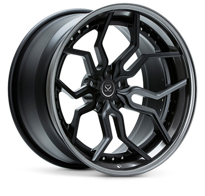 อลูมิเนียมอัลลอยด์ 3 ชิ้นล้อฟอร์จ Heavy Duty Deep Dish Rims รถหรู