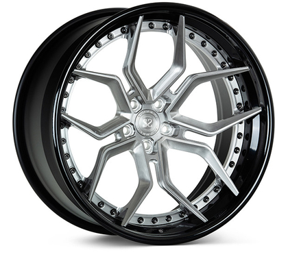 Cadillac Ferrari 5x120 ล้อฟอร์จ A6061 T6 Alloy พร้อม H-PCD 5X114.3