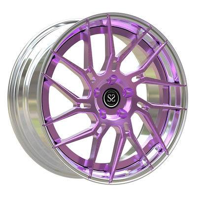 ใหม่ สีศูนย์ ขอบล้ออลูมิเนียมขัดเงา 2 ชิ้น 19 20 21 นิ้ว rs6 ล้อรถ