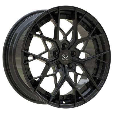 Center Barrel ฟอร์จล้อ 2 ชิ้น Disc Matte Black RS3 Auto Car Rims