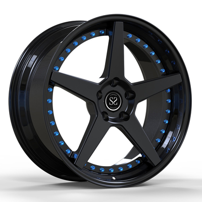 A6061 T6 ซาตินปืนโลหะ 5x130 ล้อสำหรับ VW 20x9 5x112 5x120