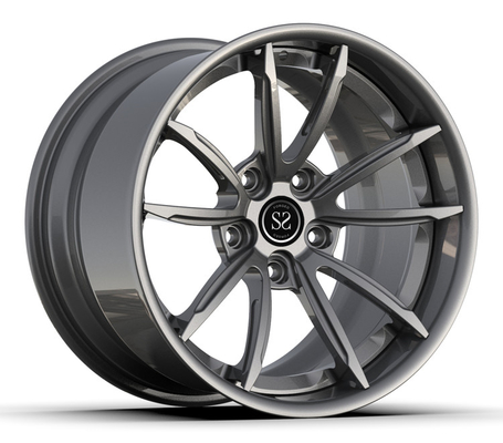 ล้อแม็กซ์ฟอร์จ 2 ชิ้น สีเทาเงา 18x9 18x12 18 นิ้ว เซ 996 ขอบเทอร์โบ