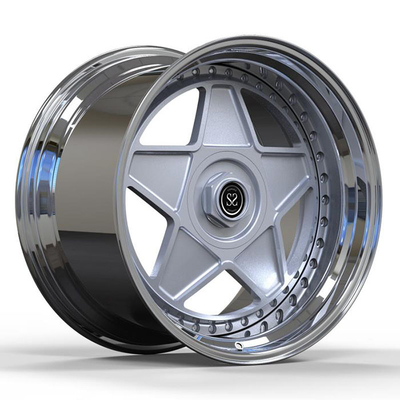 โปแลนด์ Staggered 19 20 นิ้ว 2-PC Big Lip Forged Alloy Rims Fit สำหรับ Porsche 991 5x130