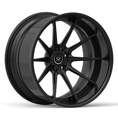 Matte Black Forged 2 ชิ้นขอบ 20 19 นิ้ว 19x9 19x11 จานลึกเว้าล้อแม็ก Pontiac Trans Wheels
