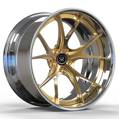 โปแลนด์ 2-PC 6061-T6 ฟอร์จขอบอลูมิเนียมอัลลอยด์เซ 19 20 นิ้ว Fit Porsche 997