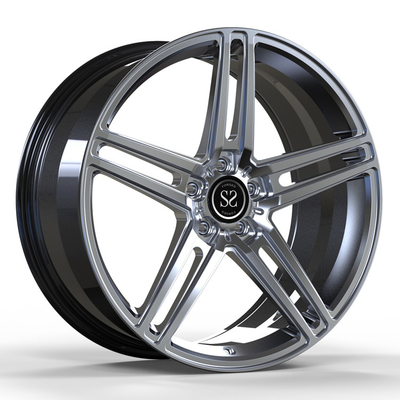 สำหรับ S320 Monoblock 1 ชิ้นอลูมิเนียมอัลลอยด์ 20 ขนาด Hyper Silver ล้อรถRims