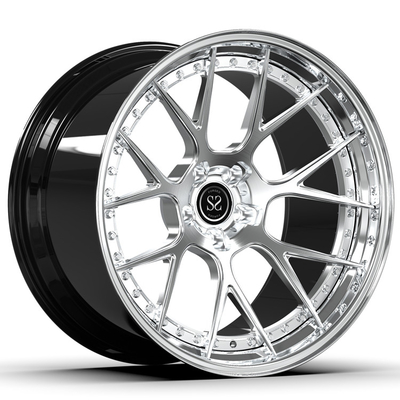 ล้อแม็ก 2 ชิ้น Forged Brushed Wheels Negative Offset 21 นิ้ว 21x11 21x12 สำหรับ M6