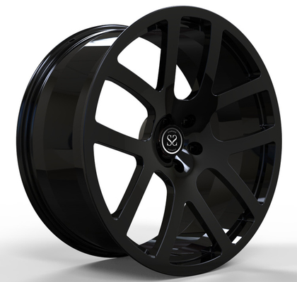สีดำเงา 1 ชิ้น Monoblock Forged Wheels ขอบรถ 22inch 22x10 For Durango