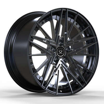 สีดํา Brushed 21X10 และ 21X11 Custom 2-PC Rims สําหรับ BMW M5 2025