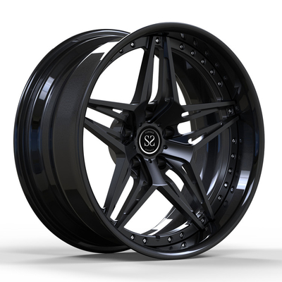 ล้อแม็กสีดำ Chevy Nova 2 PC ล้อฟอร์จเซ 18inch 19inch 18x8 19x9