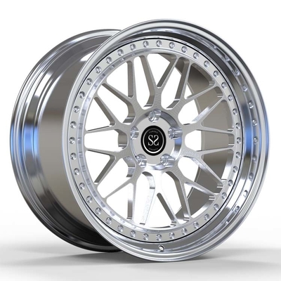 Dodge Challenger 2 Piece Forged Brushed Polished Wheels ขอบรถเว้า 20 นิ้ว