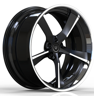 ขอบล้อ Monoblock ปลอมแบบกำหนดเอง Bolt Pattern กลึงเงา
