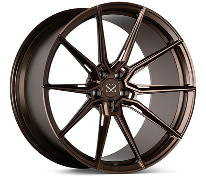 Monoblock 1 ชิ้น Vossen Design Forged Rims 24inch Gloss Black สำหรับล้อรถหรู