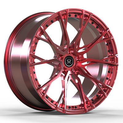 Lamborghini 24 23 22 21 20 139.7mm PCD 2 ชิ้นล้อฟอร์จรูปแบบกลอน 5x120 5x114.3